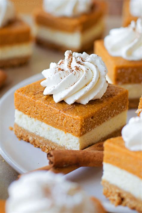 layered pumpkin pie cheesecake bars life made simple