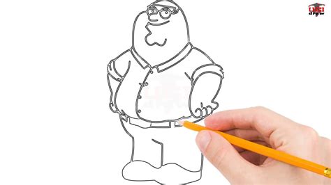 How To Draw Peter Griffin Step By Step Easy For Beginnerskids Simple