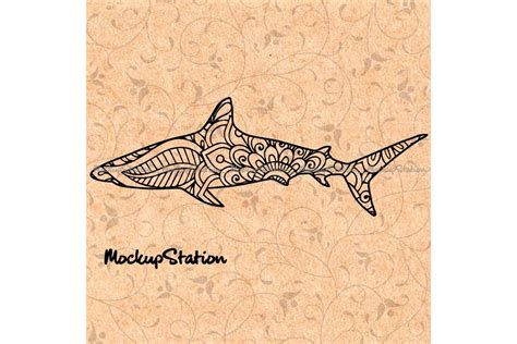 Free Free 126 Shark Mandala Svg SVG PNG EPS DXF File