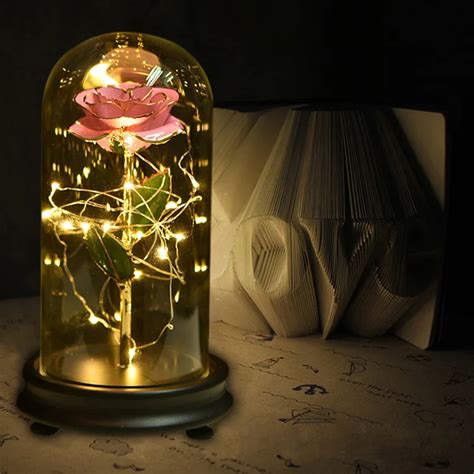 New Products 2018 24 Karat Gold Covered Rose Fower Ts 24k Golden