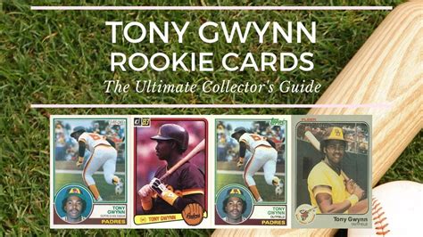 Tony gwynn page at the bullpen wiki. Tony Gwynn Rookie Cards: The Ultimate Collector's Guide | Old Sports Cards