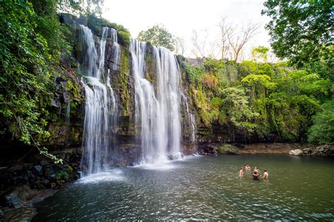 Secret Costa Rica Waterfall Near Liberia Llanos De Cortes Nature