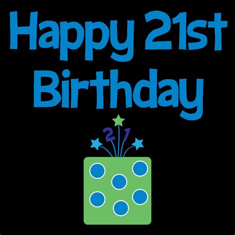 Happy 21st Birthday Banner Clip Art Free Birthdaybuzz