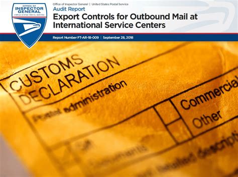 Usps Oig Report Export Controls For Outbound Mail At International