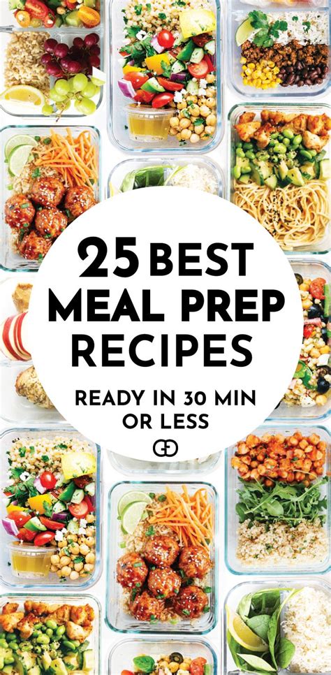 25 Healthy Meal Prep Ideas To Simplify Your Life Recipe Easy