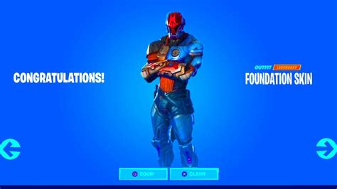 How To Get The Foundation Skin In Fortnite Foundation Skin Youtube