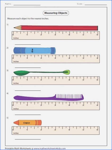 Measuring Using A Ruler Worksheet Fresh 34 Read A Ruler Worksheet