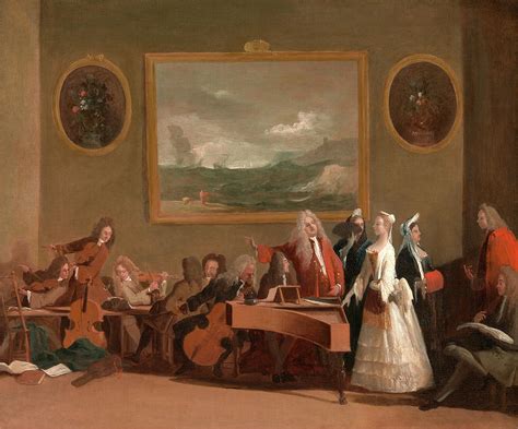 Rehearsal Of An Opera Marco Ricci 1676 1729 Painting By Litz
