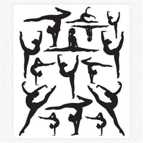 Dance Wall Stickers Dancer Silhouette Wall Decals