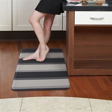 13 chic area rugs to spice up your kitchen floors. Reversible PVC Padded Kitchen Mat - 44x95cm - Black ...