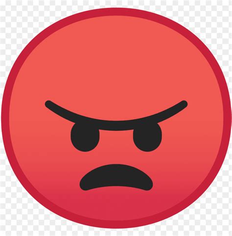 Angry Face Icon Angry Red Emoji Png Image With Transparent Background Toppng
