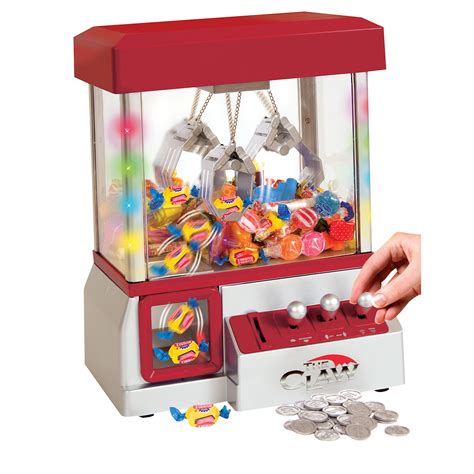 Mini Candy Claw Machine Electronic Tabletop Arcade Game With Led