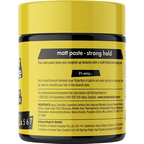 Матовая паста для укладки morgans matt paste 75 мл. Taft Full On Matte Paste Rough & Tough 100ml | Woolworths