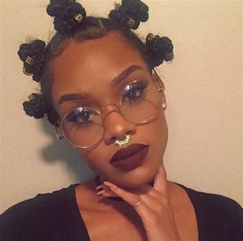 Check spelling or type a new query. black girl with curly hair, glasses and septum piercing ...