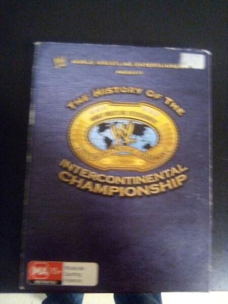 Wwe The History Of The Intercontinental Championship 3 Dvd Cds And Dvds