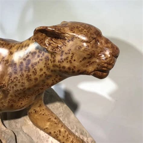 Leopard Wood For Sale China Modern Sculpture Artist