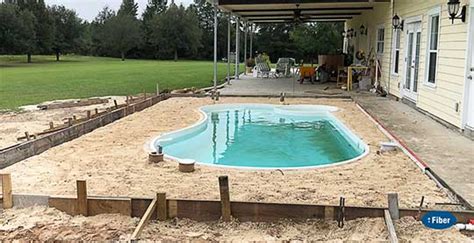 Fiber Pools And Spas Fiberglass Pool Installation