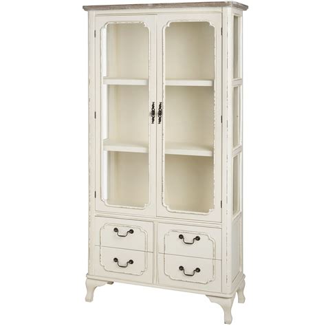 Pavilion Display Cabinet With Glass Doors Shabby Chic Display Cabinet