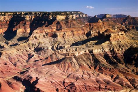 Visible Layers Of The Grand Canyon National Park Arizona Stock Image