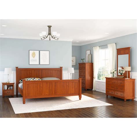 Get the best deals on solid wood bedroom furniture set and suites. Delanson Solid Mahogany Wood 6 Piece Bedroom Set