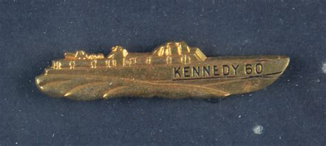 John F Kennedy 1960 Pt 109 Campaign Tie Bar Personally Presented To