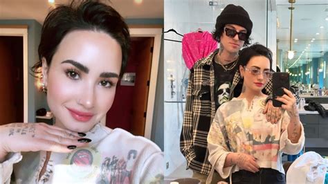 Demi Lovatos Grateful For His New Beau Jutes See Thanksgiving Snaps