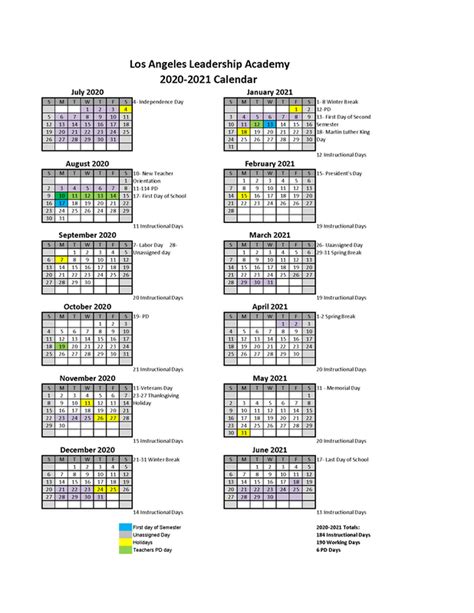 Lausd Calendar 2022 2023 Png