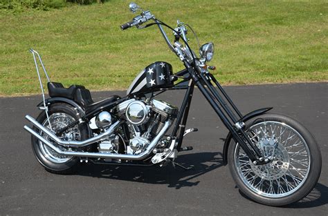 My chopper doesnt have a front fender and it. DNA 4" Over 26" Black Springer Front End Harley Sportster ...