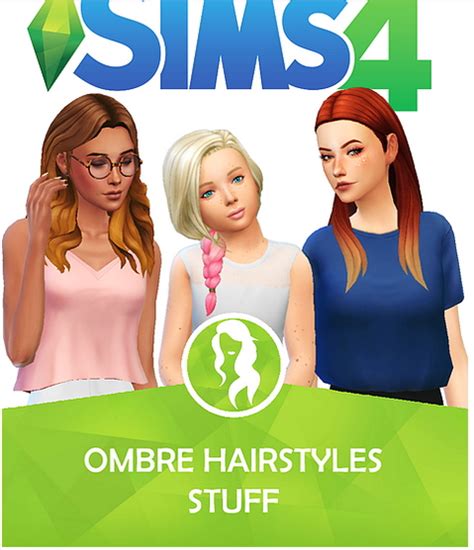Ombre Hair Sims 4 Cc