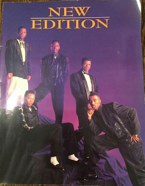 An Album Cover For The New Edition Featuring Four Men In Suits And Ties