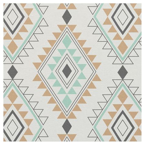 Diamonds Fabric Quilts Navajo Pattern Printing On Fabric