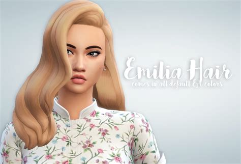 Sims 4 Emilia Hair Best Sims Mods