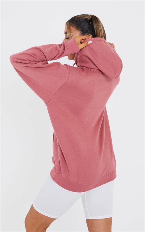 Dusty Pink Ultimate Hoodie Tops Prettylittlething