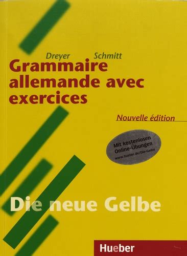 Grammaire Allemande Avec Exercices De Hilke Dreyer Grand Format