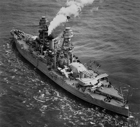 14 In Pennsylvania Class Battleship Uss Arizona After Modernisation