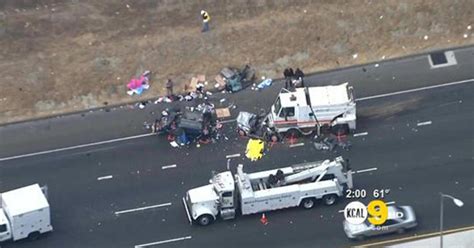 1 Killed In Multi Vehicle Crash On 710 Freeway In Long Beach Cbs Los