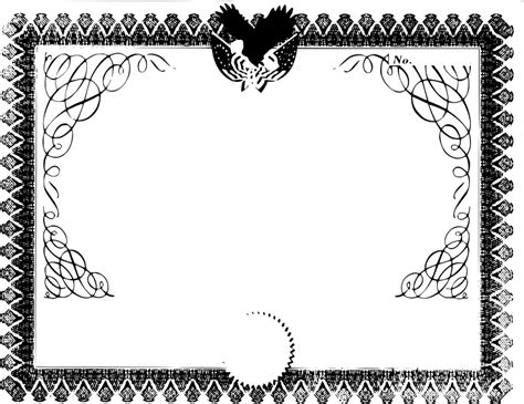 Deed Border Template 2 Openclipart