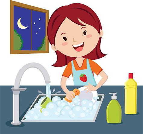 Download this premium vector about cartoon character of woman washing dish., and discover more than 15 million professional graphic resources on freepik. Washing dishes clipart 5 » Clipart Station