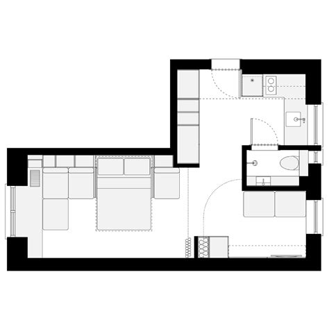 10 Micro Home Floor Plans Designed To Save Space New York Apartment
