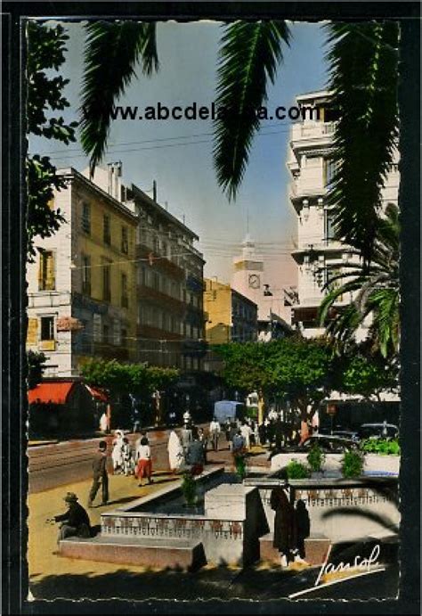 Alger Rues La Fontaine Lumineuse Algerie Photographie Photos