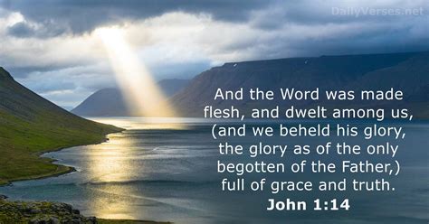 August 2 2023 Bible Verse Of The Day Kjv John 114