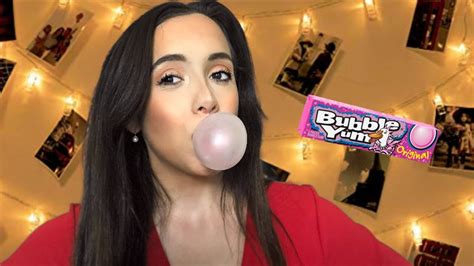 ASMR GUM CHEWING BUBBLE BlOWING ANNOUNCEMENT YouTube