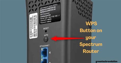 Where Is The Wps Button On My Spectrum Router