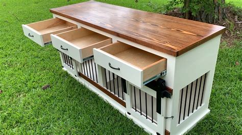 Our Double Dog Kennel Entertainment Center Is Perfect For Your Home A