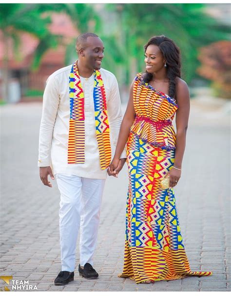 Ghana Kente Styles African Wax Prints Kitenge Fashions For Couples African Dress Kente