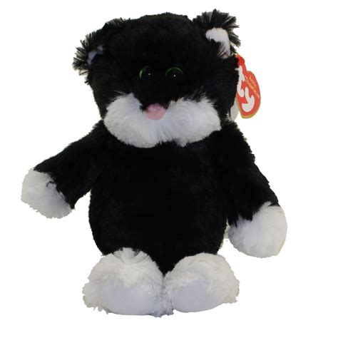 Ty Attic Treasures Bessie The Black And White Cat Regular Size 8