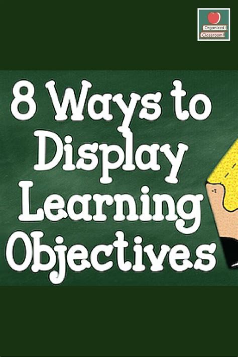 8 Ways To Display Learning Objectives Artofit