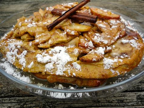 Blissful Baking Baked Apple Pancake With Cider Syrup