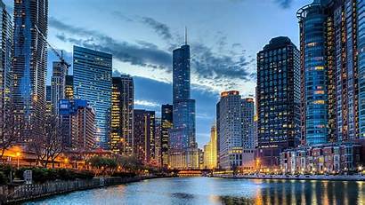 Skyline Chicago Background Desktop