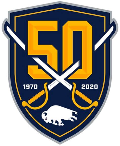 The buffalo sabres are a professional ice hockey team based in buffalo, new york. Buffalo Sabres Anniversary Logo - National Hockey League (NHL) - Chris Creamer's Sports Logos ...